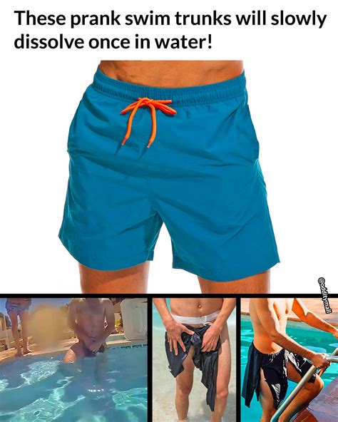 dissolvable swim shorts